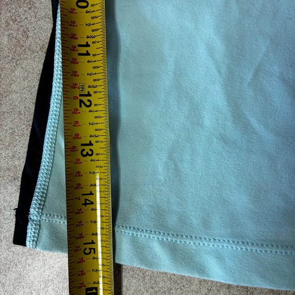 Lorna Jane Light Blue/Black Athletic Exercise Racerback Yoga Exercise Tank Top - Picture 8 of 9